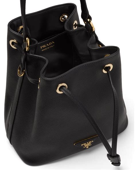 prada saffiano leather bucket bag women|authentic prada saffiano bag.